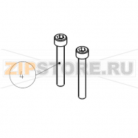 Vite testa cilindrica esagono incassato M5x35 8.8 Zn UNI 5931 Imesa LM 23                    