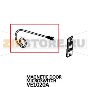 Magnetic door microswitch Unox XB 695 Magnetic door microswitch Unox XB 695Запчасть на деталировке под номером: 134Название запчасти на английском языке: Magnetic door microswitch Unox XB 695