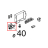 Elettr doppia att. j. guest incorporato con rid. rosso TA Unox XB 403