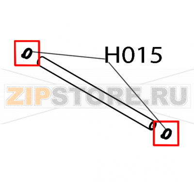 Heat-resistant cable tie Convotherm OES 6.10 Heat-resistant cable tie Convotherm OES 6.10Запчасть на деталировке под номером: H015