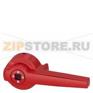 supplementary handle for door mounted rotary operator EMERGENCY-OFF accessory for: 3VA55/3VA65/3VA66 Siemens 3VA9677-0GC05 