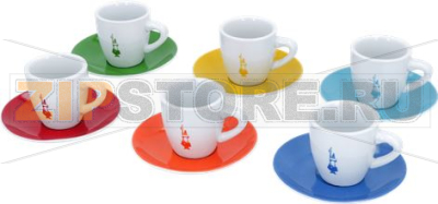 SET 6 CUPS BIALETTI LE COLORATE 