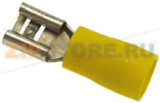 КАБЕЛЬНАЯ КЛЕММА ЖЕЛТАЯ F 6,3X0,8 MM 100 ШТ 