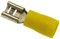 КАБЕЛЬНАЯ КЛЕММА ЖЕЛТАЯ F 6,3X0,8 MM 100 ШТ
