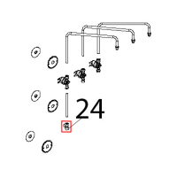Raccordo intermedio "T" tubo, Ø: 8 Unox XBC 804