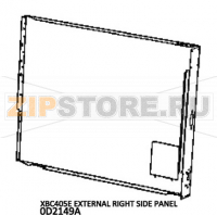 External right side panel Unox XBC 405E