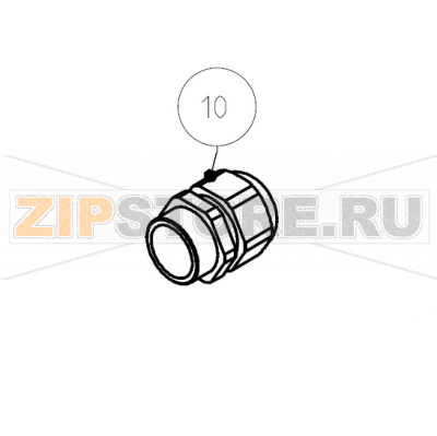 Pressacavo in plastica PG21 Imesa LM 23                                                 Pressacavo in plastica PG21 Imesa LM 23Запчасть на сборочном чертеже под номером: 10Название запчасти на итальянском языке: Pressacavo in plastica PG21 Imesa LM 23