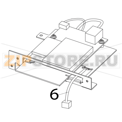 LAN Cable Toshiba TEC B-852-TS22-QQ-R LAN Cable Toshiba TEC B-852-TS22-QQ-RЗапчасть на деталировке под номером: 6