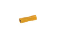 COUPLING F.6.35X0.8 ALL INSULATED YELLOW