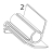 Quick-load guides kit (4 inches) Intermec PF4i compact industrial