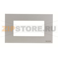Рамка на 4 модуля, серебристый ABB 2CLA247400N1301