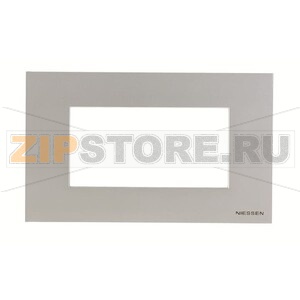 Рамка на 4 модуля, серебристый ABB 2CLA247400N1301 