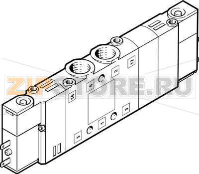 Распределитель с электроуправлением Festo CPE10-M1BH-5/3GS-M7-B 