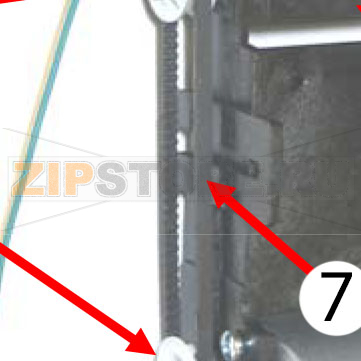 Timing belt 90T x 1/8” Zebra P310i Timing belt 90T x 1/8” Zebra P310iЗапчасть на деталировке под номером: 7