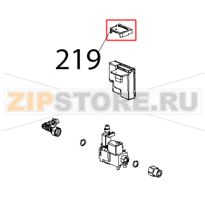 Coperchio Unox XBC 815G Coperchio Unox XBC 815GЗапчасть на деталировке под номером: 219