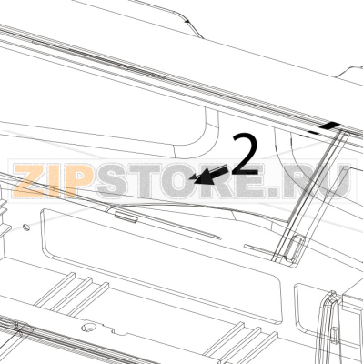 Enclosure kit Zebra P310i Enclosure kit Zebra P310iЗапчасть на деталировке под номером: 2