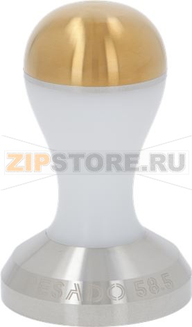 PESADO TAMPER ø 58.5 mm WHITE&amp;GOLD 