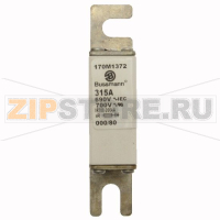 Предохранитель, 315 A, AC 690 В, 200 кА, DIN 000, 21x40x100 мм, aR, DIN, IEC Eaton FUSE 315A 69