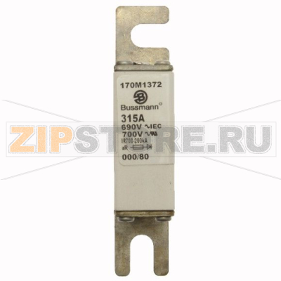 Предохранитель, 315 A, AC 690 В, 200 кА, DIN 000, 21x40x100 мм, aR, DIN, IEC Eaton FUSE 315A 69 