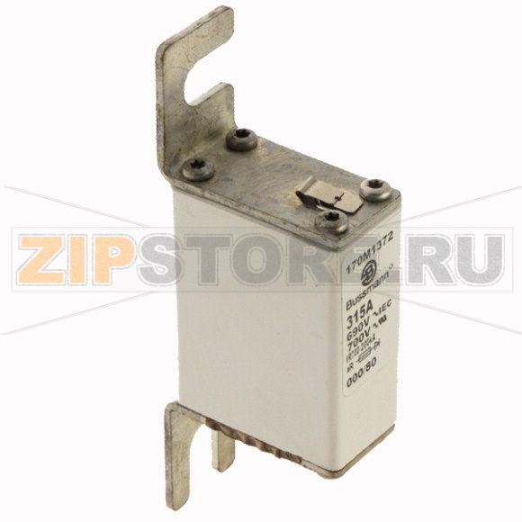Предохранитель, 315 A, AC 690 В, 200 кА, DIN 000, 21x40x100 мм, aR, DIN, IEC Eaton FUSE 315A 69 