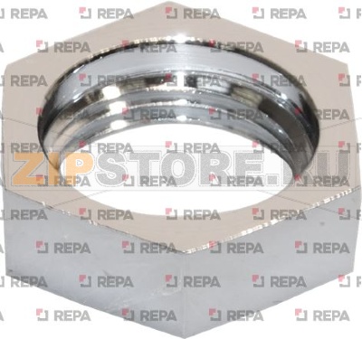 NUT 3/8 GAS CHROME-PLATED BRASS 