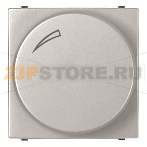 Механизм электронного поворотного светорегулятора 60-400 Вт, двухмодульный, серебристый ABB 2CLA226020N1301 