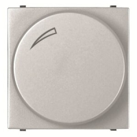 Механизм электронного поворотного светорегулятора 60-400 Вт, двухмодульный, серебристый ABB 2CLA226020N1301