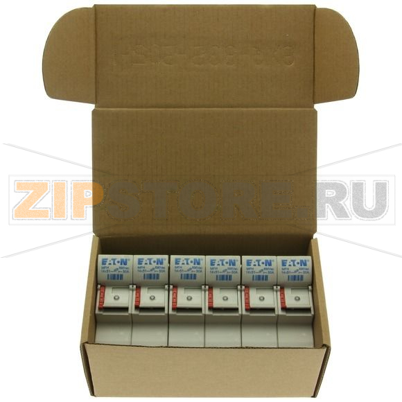 Держатель предохранителя, 50 A, AC 690 В, 14x51 мм, 3P, IEC Eaton 3P 14x51 Fuse Holder 