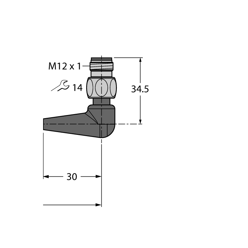 Кабель TPE Turck WKH4.5-5-WSH4.5/TFG 