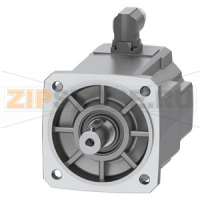 SIMOTICS S-1FK2 CT Серводвигатель М0 = 6,5 Нм; ПН = 1,71 кВт при NN = 3000 оборотов в минуту (380-480); ПН = 0,97 кВт при нн = 1500 оборотов в минуту (200-240 В); Степень защиты IP65; Вал D24x50 мм с шпонкой; Абсолютный датчик однооборотные 22-бит (кодер