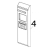 LCD Front panel cover assembly TSC ML240P