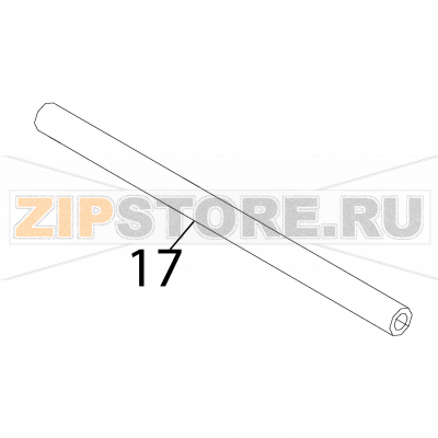 Black rubber pipe 17*10 Fagor FI-48 B Black rubber pipe 17*10 Fagor FI-48 BЗапчасть на деталировке под номером: 17Название запчасти Fagor на английском языке: Black rubber pipe 17*10 FI-48 B.