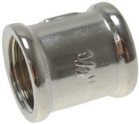 ХРОМИРОВАННАЯ МУФТА FF Ø 1/2"