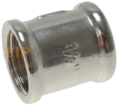 ХРОМИРОВАННАЯ МУФТА FF Ø 1/2&quot; 