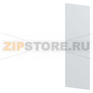 SIVACON, side panel, flat, IP40, H: 2000 mm, W: 600 mm, RAL 7035 Siemens 8MF1060-2UW63-1C 