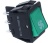 BIPOLAR CHANGEOVER SWITCH GREEN 16A 250V