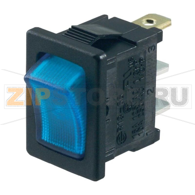 Переключатель клавишный 12 В/DC, 16 А, 1 x выкл/вкл, 1 шт SCI R13-66B-02 