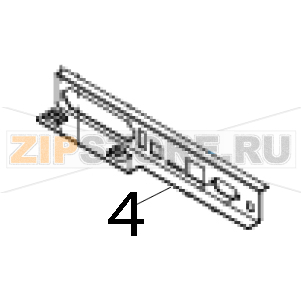 Interface bracket (for parallel port) TSC TX600 Interface bracket (for parallel port) TSC TX600Запчасть на деталировке под номером: 4