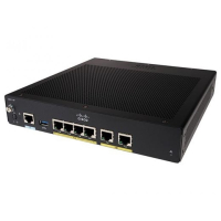 Маршрутизатор 2048 Мб, LAN 4xGE, WAN 2xGE Cisco C921-4P