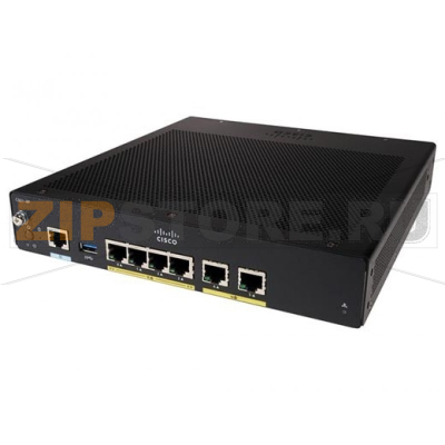 Маршрутизатор 2048 Мб, LAN 4xGE, WAN 2xGE Cisco C921-4P 