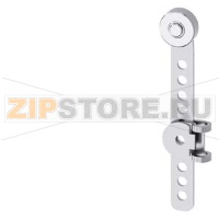 ПОВОРОТНЫЙ РЫЧАГ АКТУАТОРА РЕГУЛИРУЕМОЙ ДЛИНЫ  ДЛЯ ПОЗИЦИОННОГО ВЫКЛЮЧАТЕЛЯ 3SE51/52, МЕТ. РЫЧАГ 100MM, POSITIVE FIT (РЕГ. ОТВЕРСТИЯ В РЫЧАГЕ), СТАЛЬНОЙ РОЛИК19MM Siemens 3SE5000-0AA61