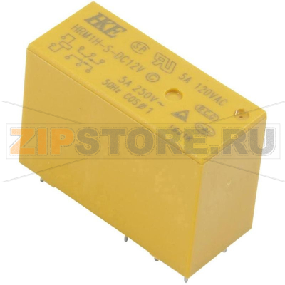 Реле электромагнитное 12 В/DC, 5 А, 1 шт HKE HRM1H-S-DC12V-C 