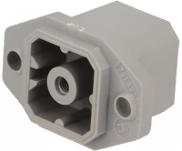 Разъем квадратный, IP65, 4 контакта Hirschmann G 30 E 3 M