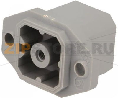 Разъем квадратный, IP65, 4 контакта Hirschmann G 30 E 3 M 
