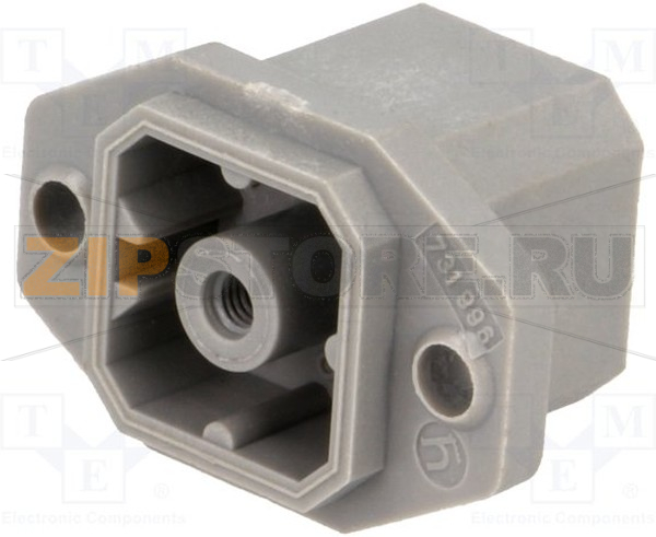 Разъем квадратный, IP65, 4 контакта Hirschmann G 30 E 3 M 
