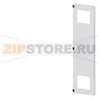 SIVACON, door half, left, with cutout for filter fan, with ventilation openings H: 2200 mm, W: 500 mm, RAL 7035, Protection class 1 Siemens 8MF1250-2UT25-3BA2