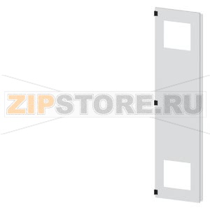 SIVACON, door half, left, with cutout for filter fan, with ventilation openings H: 2200 mm, W: 500 mm, RAL 7035, Protection class 1 Siemens 8MF1250-2UT25-3BA2 