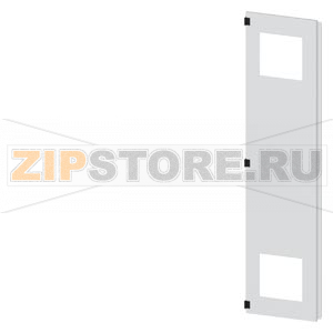 SIVACON, door half, left, with cutout for filter fan, with ventilation openings H: 2200 mm, W: 500 mm, RAL 7035, Protection class 1 Siemens 8MF1250-2UT25-3BA2 