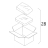 Packing sub assy (dispense) Sato DR308e