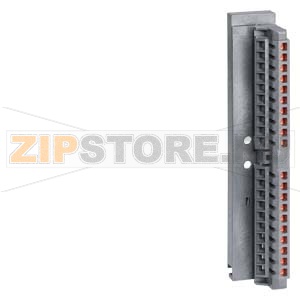 SIMATIC S7-300, 20-ПОЛЮСНЫЙ ФРОНТАЛЬНЫЙ СОЕДИНИТЕЛЬ ДЛЯ СИГНАЛЬНЫХ МОДУЛЕЙ, КЛЕММ С КОНТАКТАМИ-ЗАЩЕЛКАМИ Siemens 6ES7392-1BJ00-0AA0 